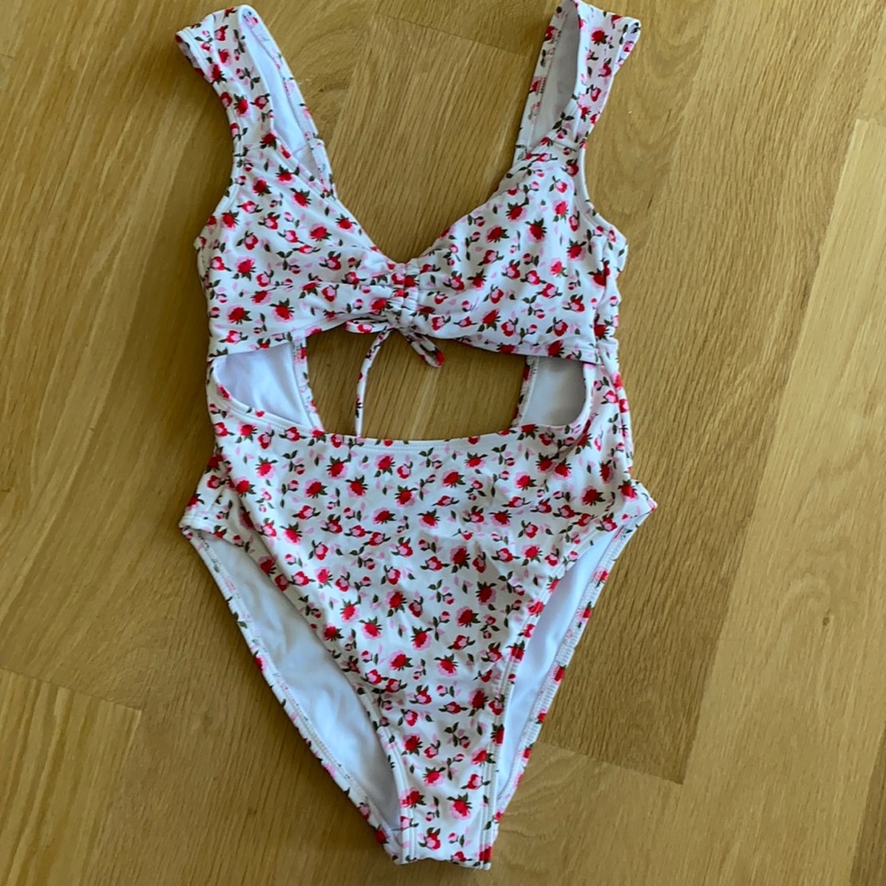 Target xhilaration floral one piece